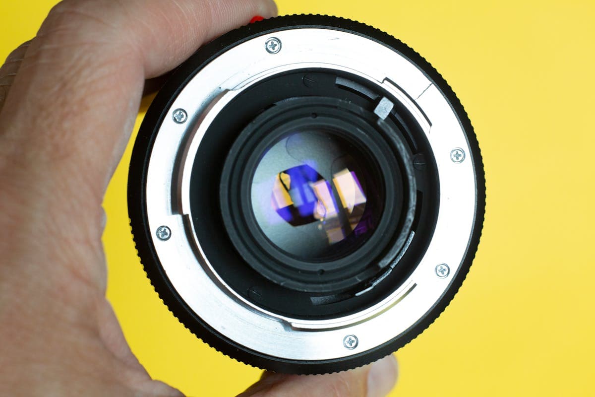 Close-up of image pixels showing detail enhancement
