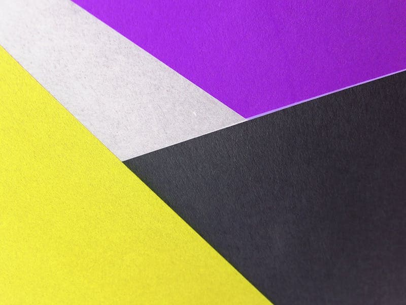Designer selecting colors from digital palette