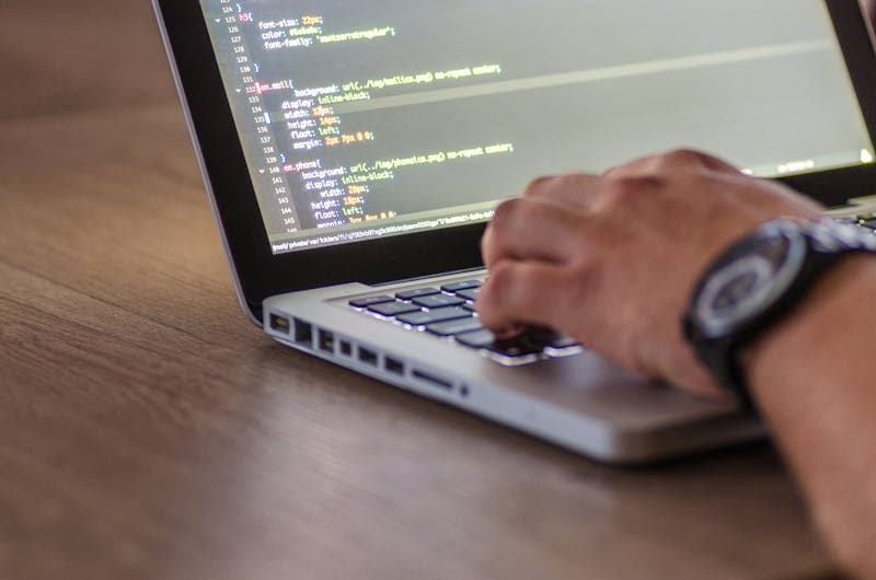 Side by side code comparison on monitor