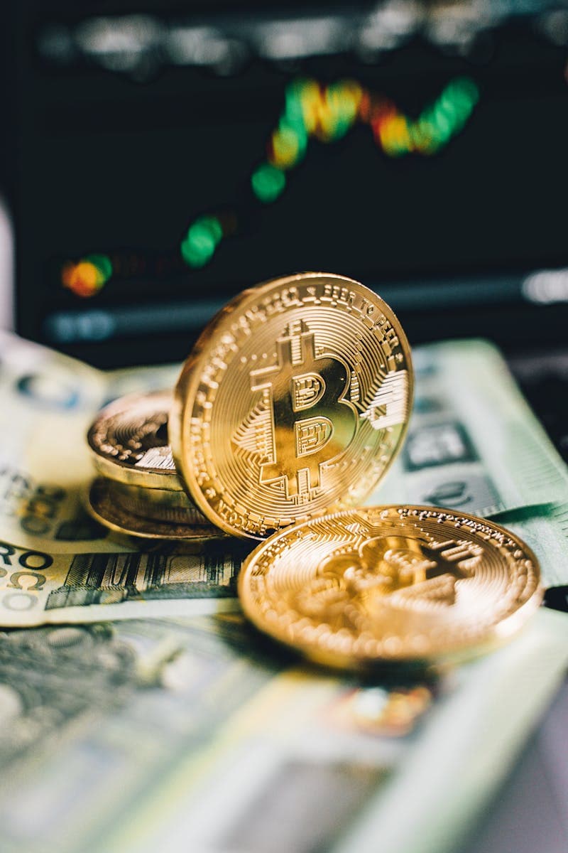 Person checking cryptocurrency prices on smartphone
