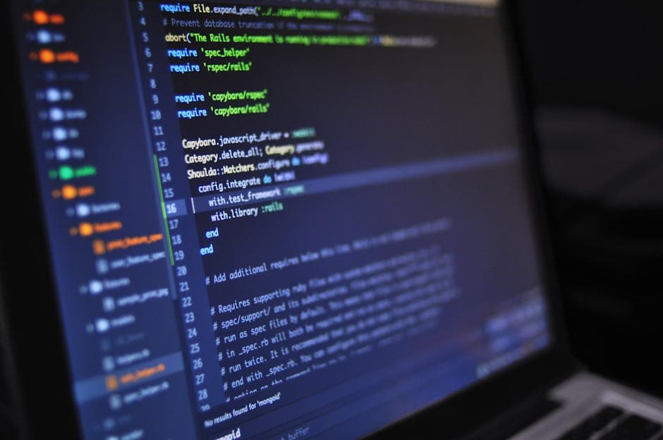 Developer working on frontend code with loading states