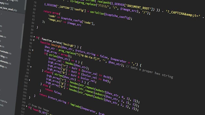 CSS code for scroll snap properties on dark editor background