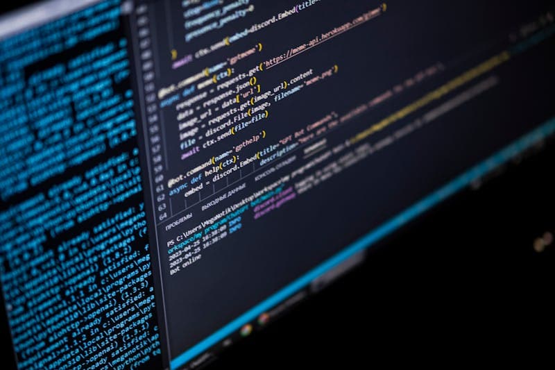 Developer debugging API responses on dual monitors