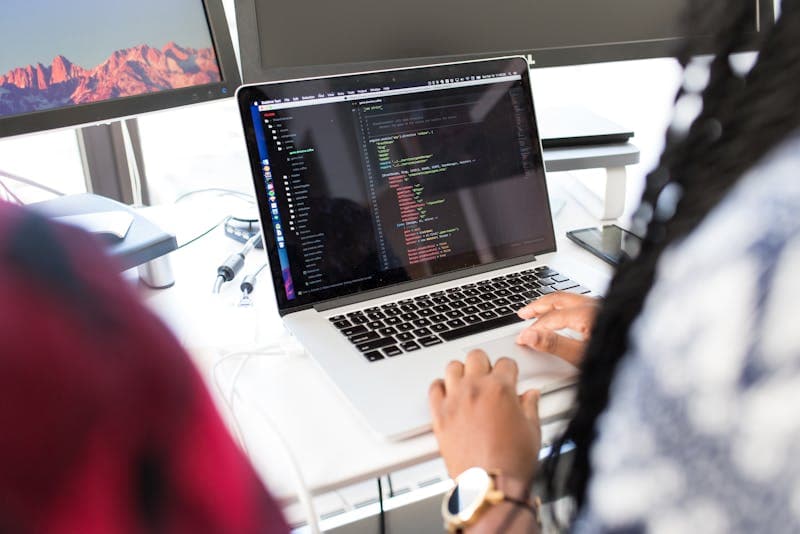 API documentation page with code examples